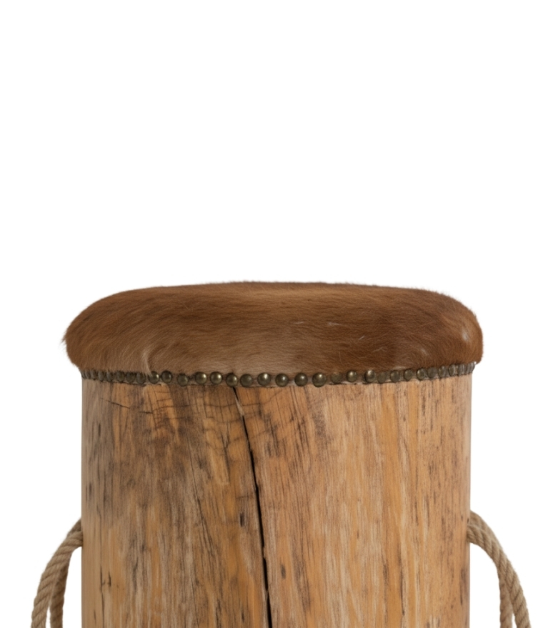 Wom Ahşap Puf - Görsel 2