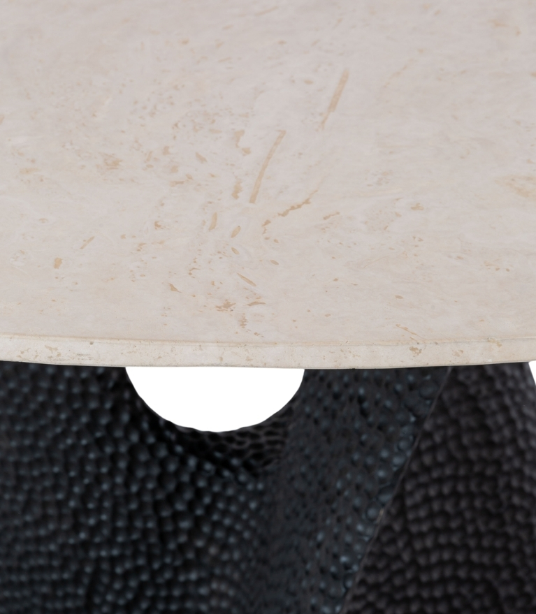 Nice Traverten Oymalı Masa - Görsel 2