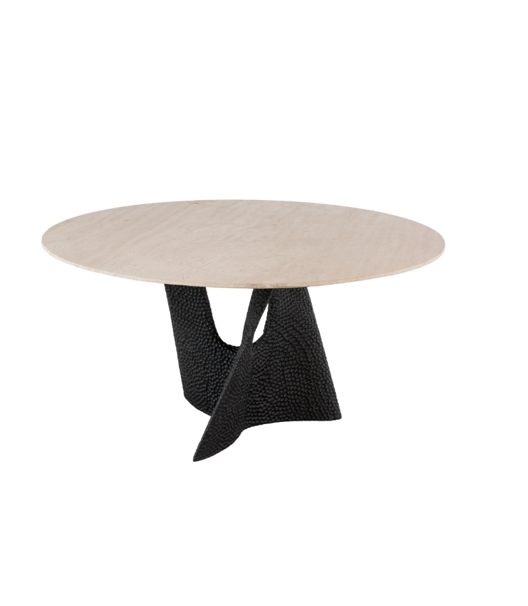 Nice Traverten Oymalı Masa - Görsel 3