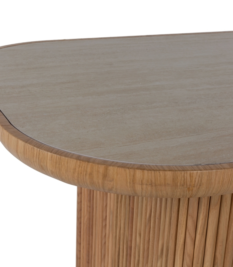 Tate Yemek Masası Traverten - Görsel 2